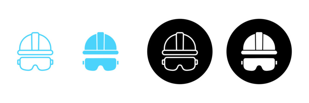 Helmet icon vector. Motorcycle helmet sign and symbol. Construction helmet icon. Safety helmet