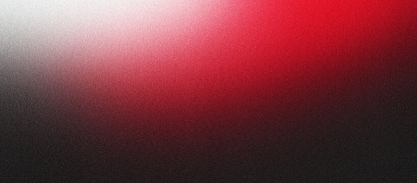 Gradient background with red black and white noise grain texture wallpaper.
