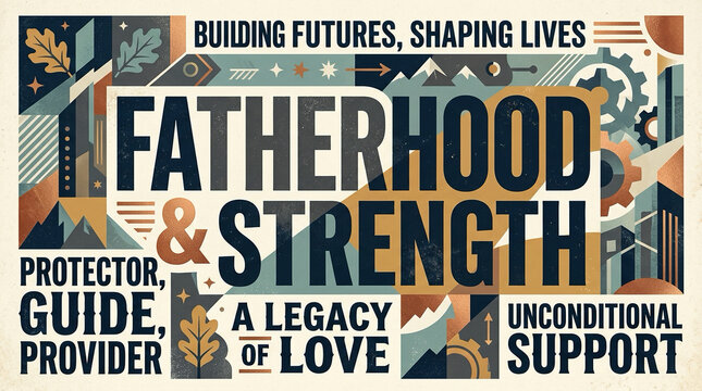 Dad Strong and Proud Design