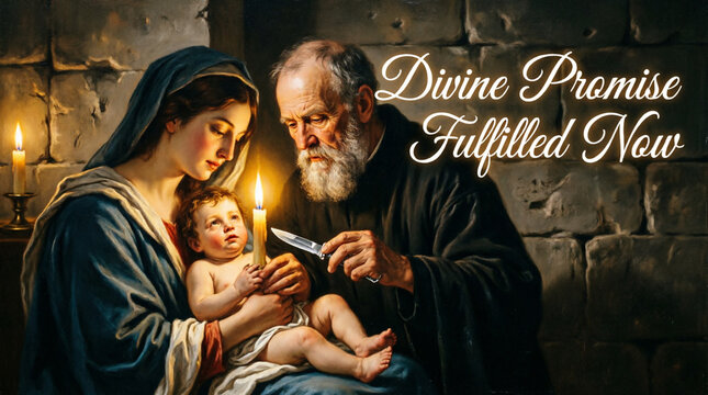 Circumcision and Naming of Jesus Christ Fulfilling Jewish Law and Revealing His Sacred Divine Identity.