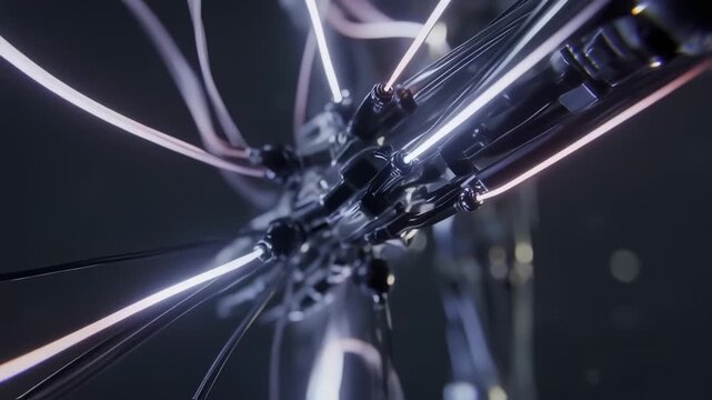 Futuristic robotic hand