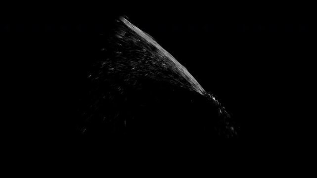 Strong Water spray burst or Air spray or gas or steam with pressure