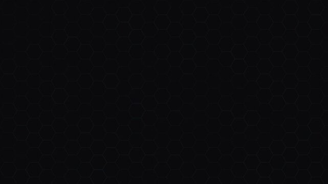 Hexagon Pattern Looping Background Abstract Digital Technology