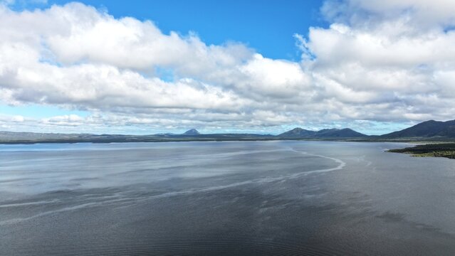 Spectacular aerial photo of Proserpine Dam Queensland Australia