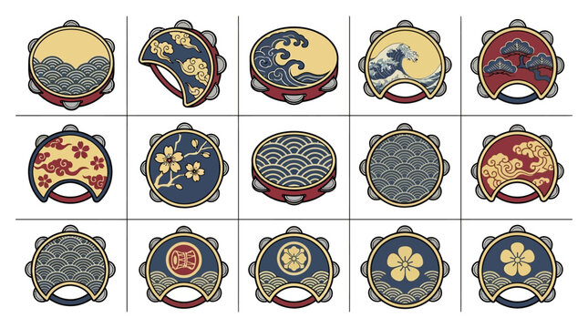 Chinese coin designs.