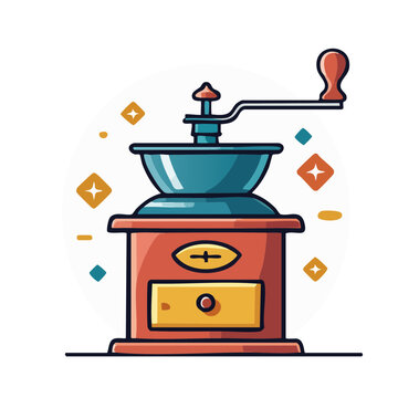 Flat design retro jukebox vector illustration