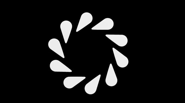 3D Buffering Spinner | Alpha Channel