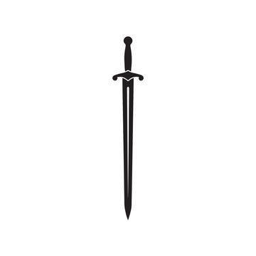 sword isolated on white background