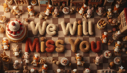 Fototapeta premium We Will Miss You, bakery