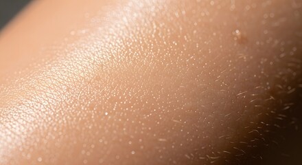 Fototapeta premium Close Up Skin Texture with Light Reflection.