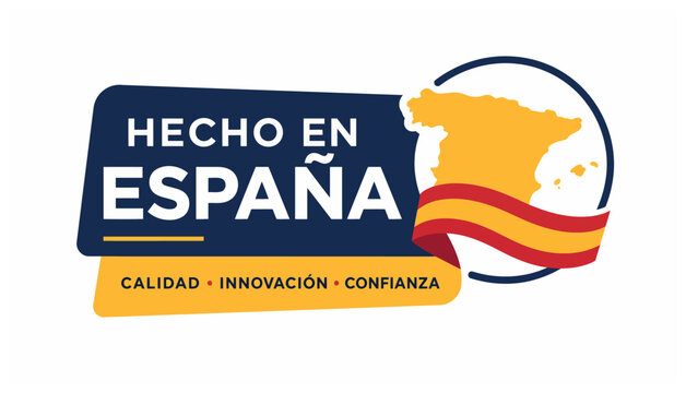 Hecho en Espana Logo Design.