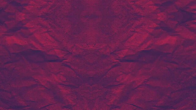 Grunge background dark crimson paper texture surface with folds, perfect for abstract designs, backgrounds, and visual displays in artistic projects and presentations.