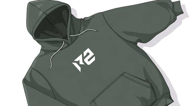 Green backpack with black straps and side pockets.