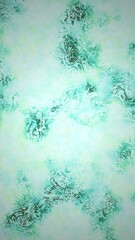 Teal and turquoise batik floral pattern