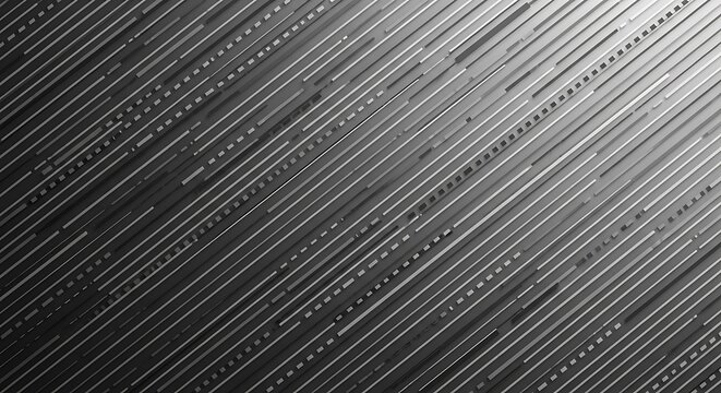 Abstract diagonal parallel lines with digital noise pattern in monochrome
