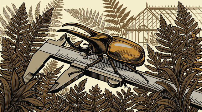 Vintage travel essentials vector with sunglasses and tropical leaves.