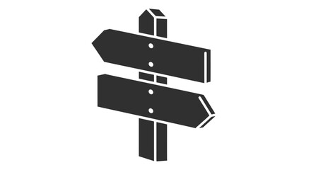 Signpost Vector Icon © Asbut