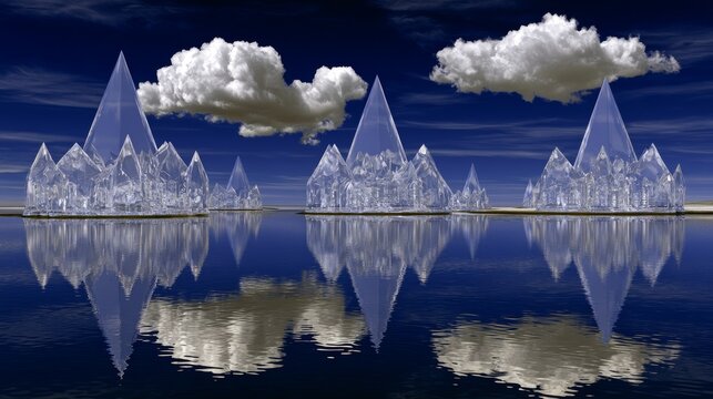 Surreal Abstract Landscape Scene 198