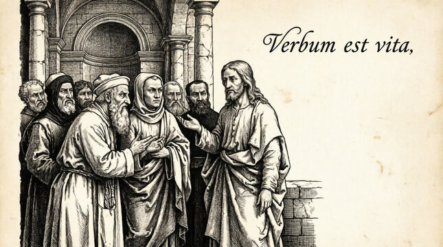 Jesus boldly answers the Pharisees blasphemy charge with unwavering and powerful divine truth.