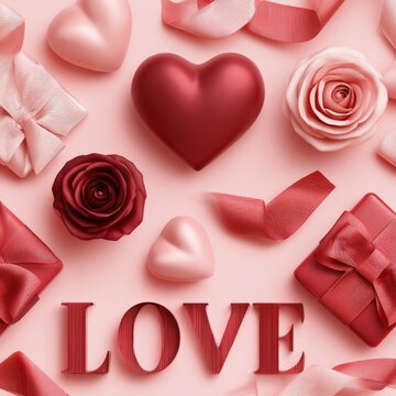 Romantic Love Heart Design 288