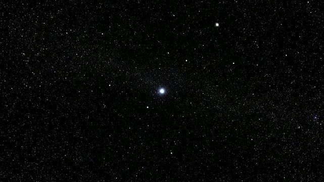 Vast starfield with a luminous nebula and distant celestial bodies deep space cosmic background