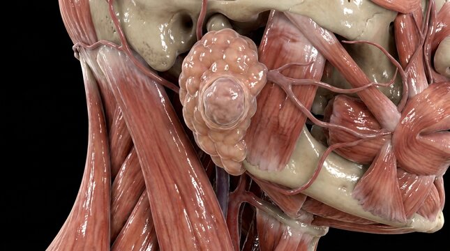 Human Parotid Gland Nodule Patological Model
