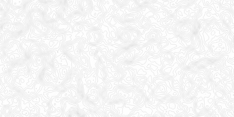 seamless space white and black location wave outline topography map diagram. paper counter map. vector hiking landscape geometric grid topo map texture background. © MDFAIMIDULISLAM