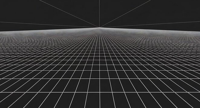 Abstract digital pattern with diagonal lines and gradient.