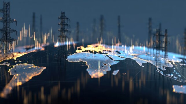 Global energy grid and power transmission
