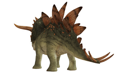 Realistic Stegosaurus with detailed features. © Ilie
