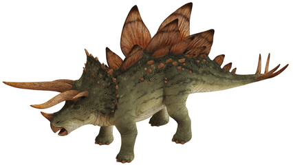 Fierce dinosaur illustration with detailed textures © Ilie