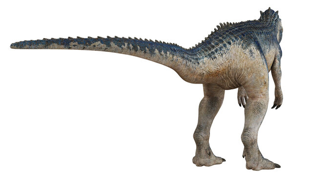 Majestic dinosaur model in a side profile view.