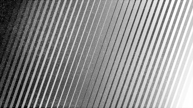 Black and white lines minimal grunge grainy gradient abstract material background. Seamless looping motion design. Video animation Ultra HD 4K 3840x2160