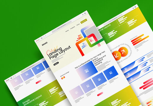 Creative Landing Page Website Template