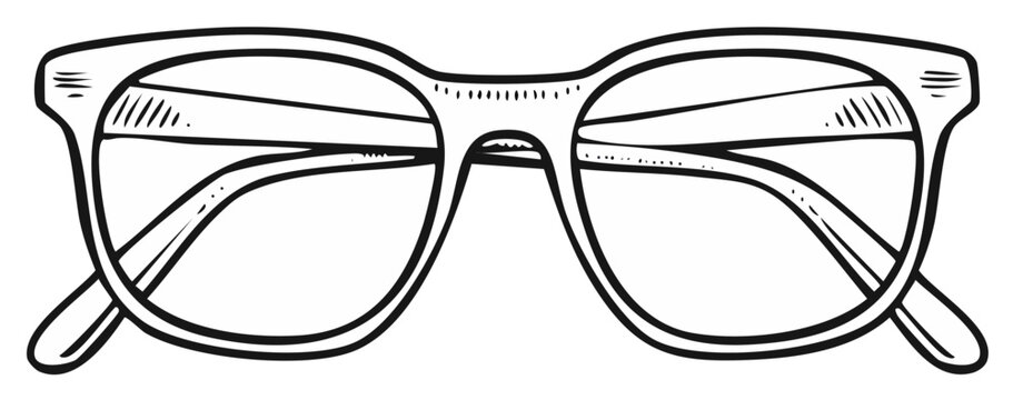 Eyeglasses Sunglasses Fashion Accessory Hand Drawn Sketch