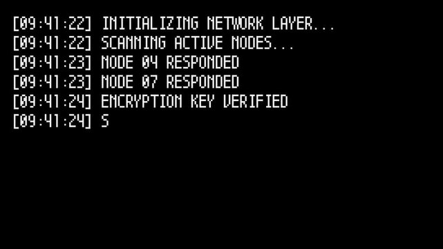 hacker computer code typing fastly on black terminal screen