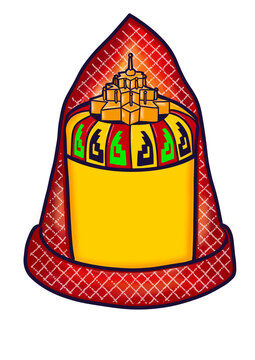 Kupiah Meukeutop Traditional Plaque Design Acehnese Ethniq Hat 