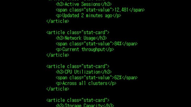 hacker computer code typing fastly on black terminal screen