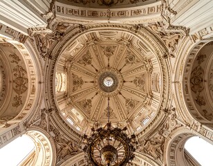 Fototapeta premium Ornate Dome Interior.