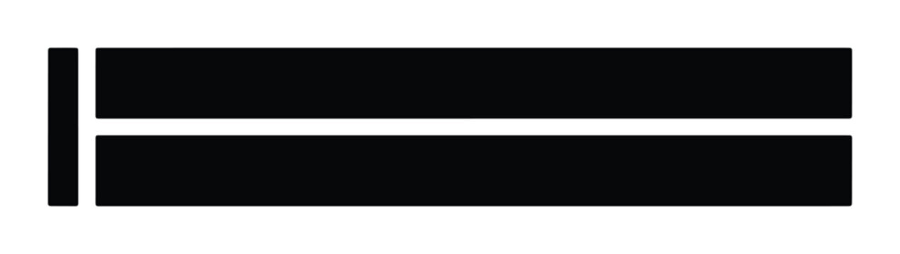 Minimalist Black and White Parallel Lines, Simple Geometric Shapes, Clean Design Elements