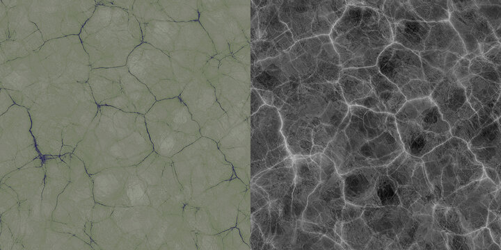 Purple Lightning Marble Texture and Displacement Map Set