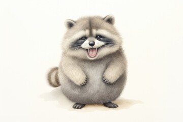 Obraz premium Raccoon mammal animal cute.