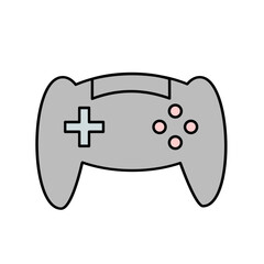 Minimalist Game Controller Vector Icon - Gray Video Game Game pad Illustration © Taib