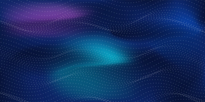 Abstract light point Hi-tech digital technology concept. High tech computer illustration simple abstract