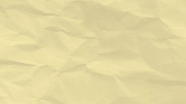 Yellow Paper Texture Animation with Abstract Paper Background and Soft Geometric Surface Design, Minimal Seamless 4K Motion Loop
