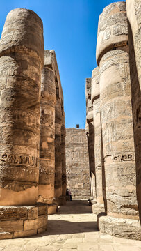 The Karnak Temple Complex, commonly known as Karnak near Luxor, Egypt. 