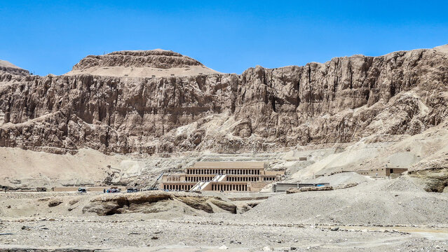 The mortuary temple of Hatshepsut, Egypt.