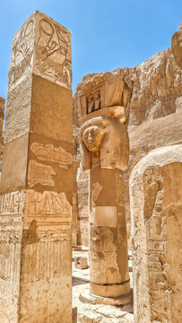 The mortuary temple of Hatshepsut, Egypt.