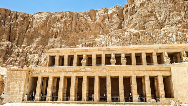 The mortuary temple of Hatshepsut, Egypt.