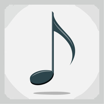 Single Eighth Note Icon